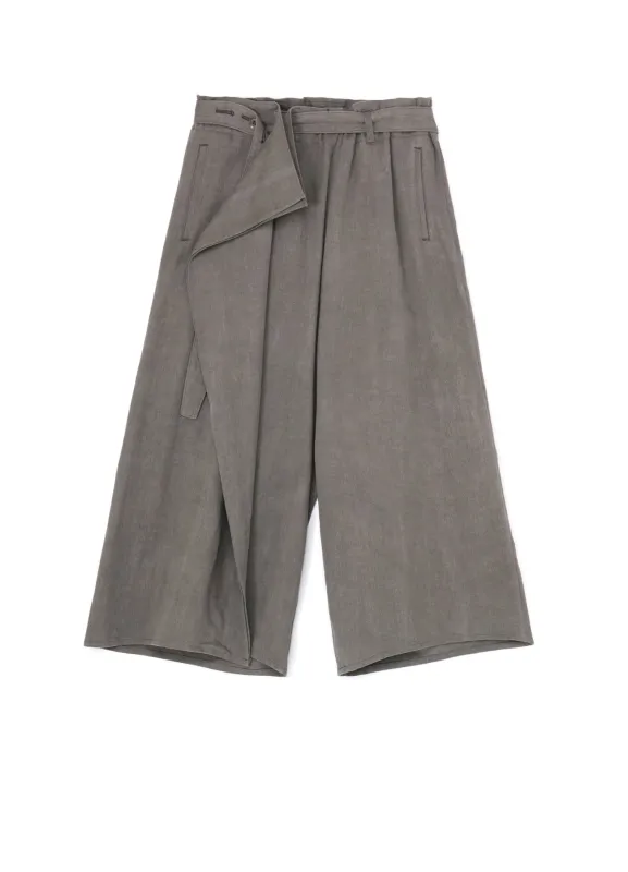 L/C INK DYED HEAVY DENIM BELTED PANTS sold by Yohji Yamamoto