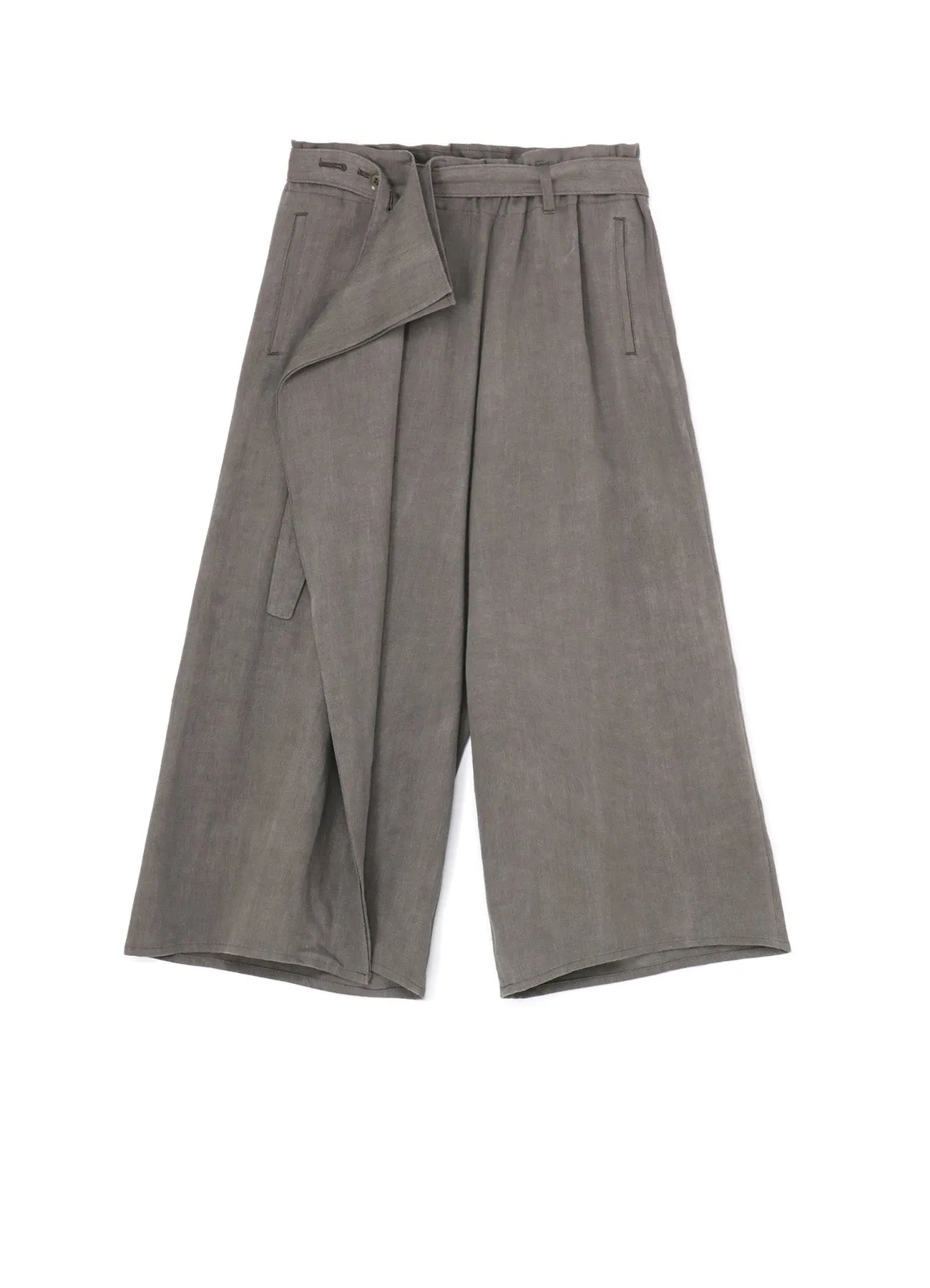 L/C INK DYED HEAVY DENIM BELTED PANTS sold by Yohji Yamamoto