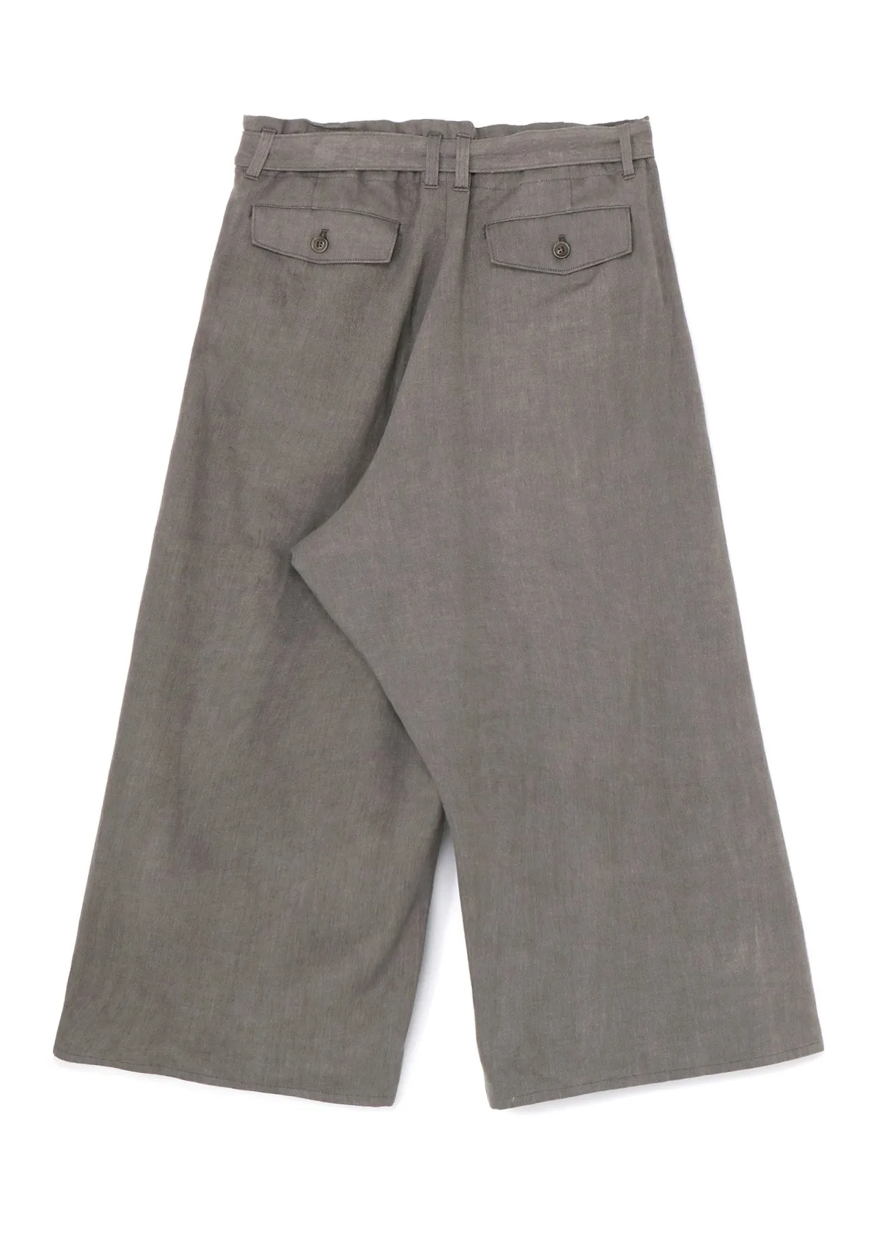 L/C INK DYED HEAVY DENIM BELTED PANTS sold by Yohji Yamamoto product image thumbnail 3