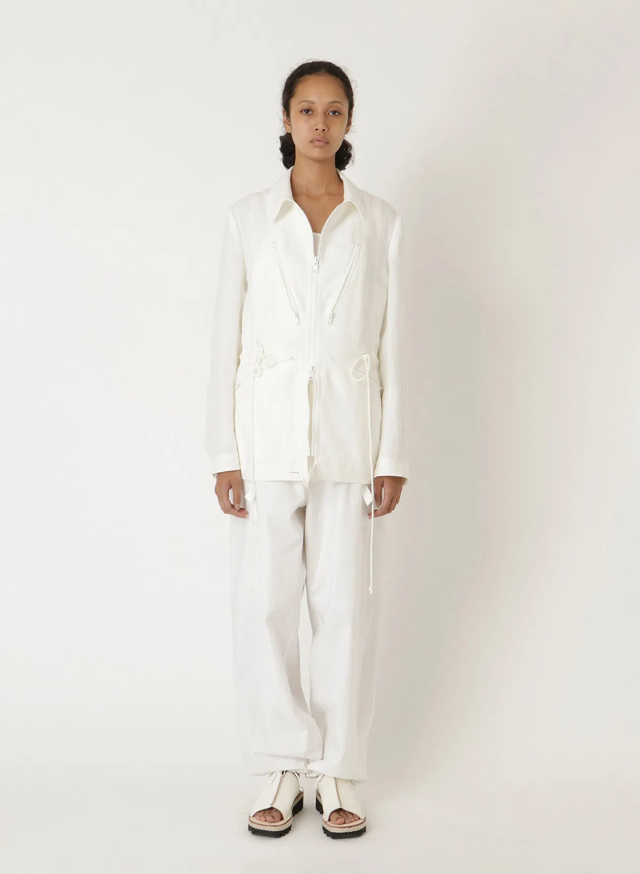 Li/SOFT WASH FASTNER BLOUSON sold by Yohji Yamamoto product image thumbnail 4