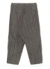 COTTON STRIPE INK DYED DOUBLE TUCK TAPERED PANTS sold by Yohji Yamamoto