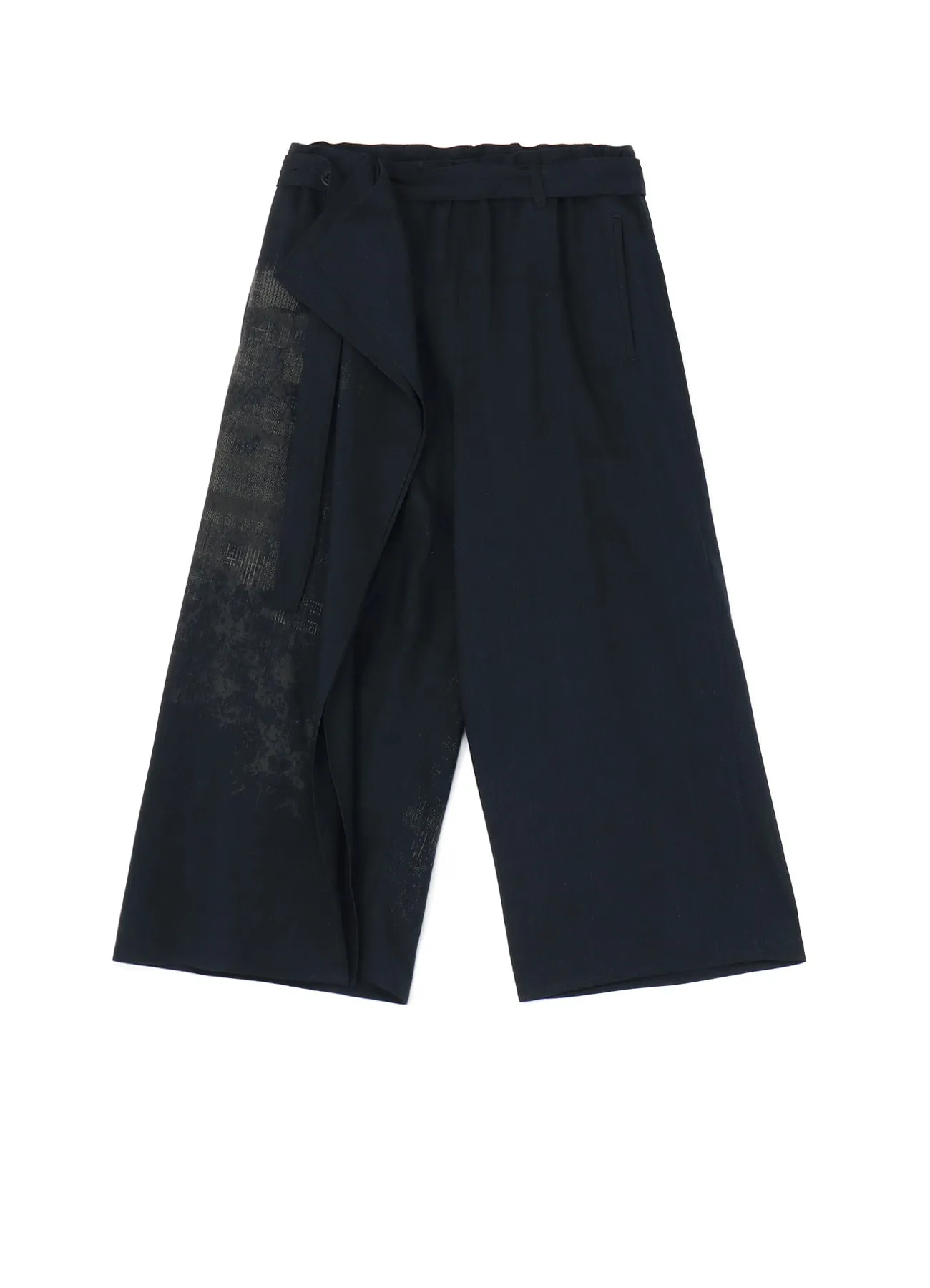 HOUNDSTOOTH BELTED PANTS sold by Yohji Yamamoto