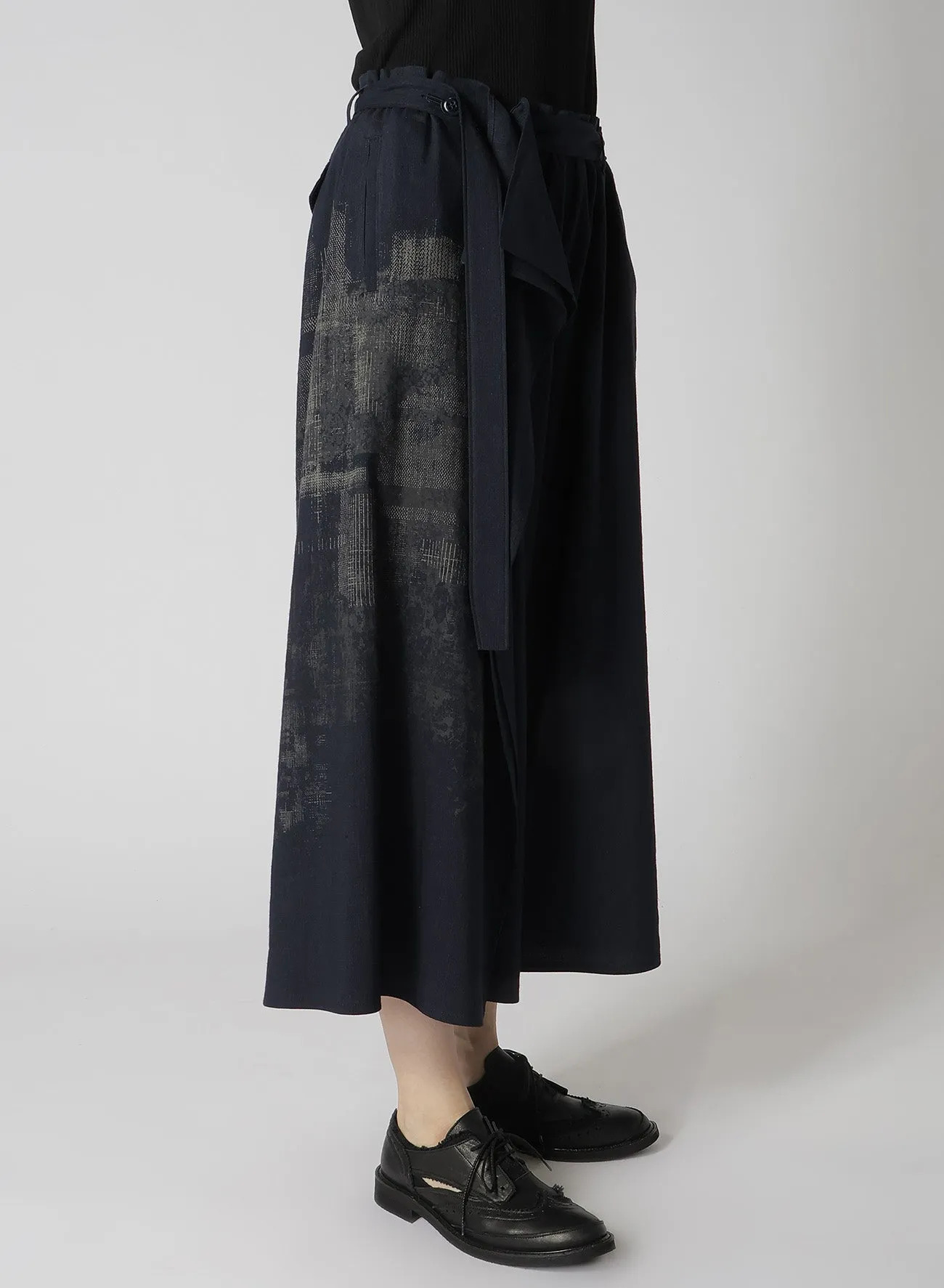 HOUNDSTOOTH BELTED PANTS sold by Yohji Yamamoto product image thumbnail 5