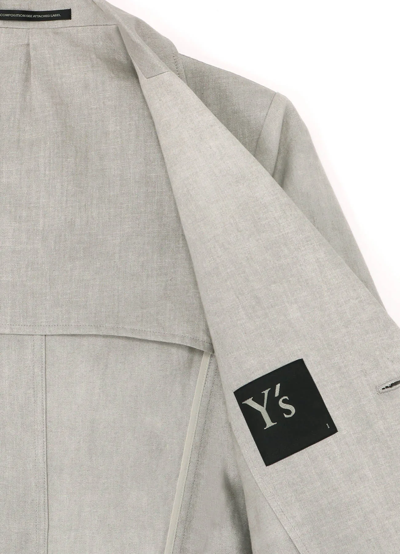 L/C INK DYED HEAVY DENIM FRONT DOUBLE JACKET sold by Yohji Yamamoto product image thumbnail 4