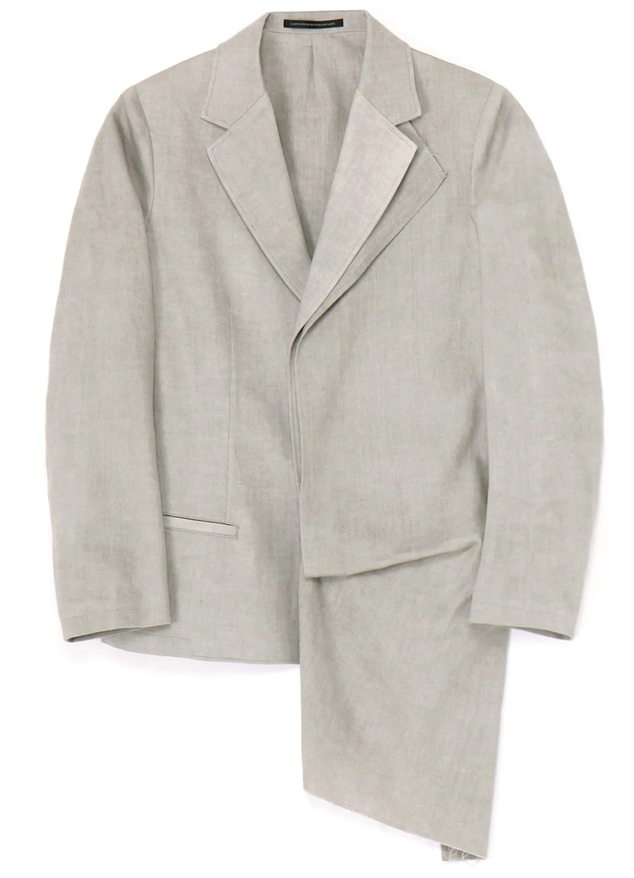 L/C INK DYED HEAVY DENIM FRONT DOUBLE JACKET sold by Yohji Yamamoto product image thumbnail 2