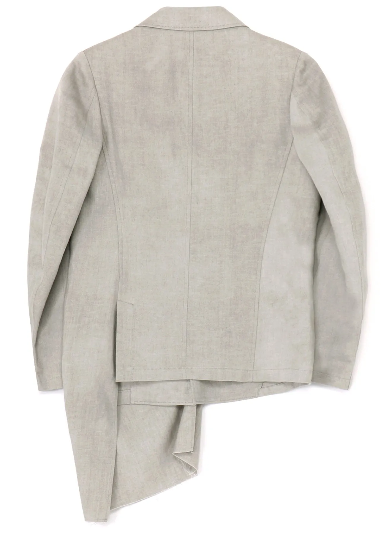 L/C INK DYED HEAVY DENIM FRONT DOUBLE JACKET sold by Yohji Yamamoto product image thumbnail 3