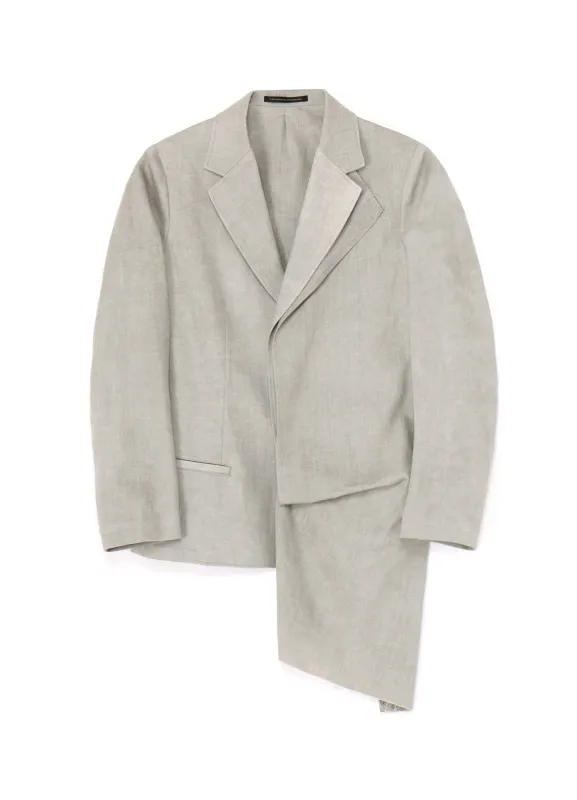 L/C INK DYED HEAVY DENIM FRONT DOUBLE JACKET sold by Yohji Yamamoto