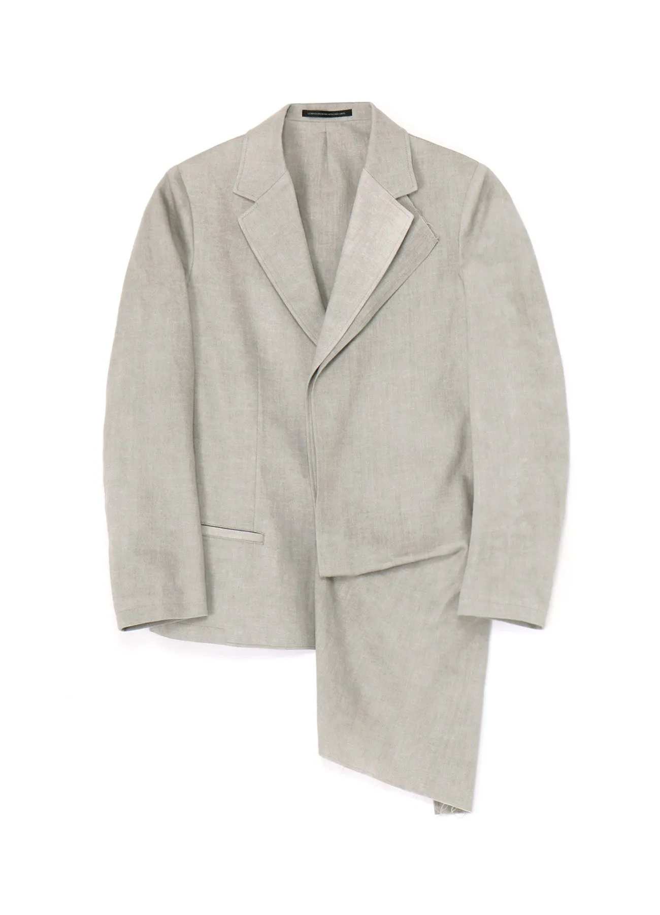 L/C INK DYED HEAVY DENIM FRONT DOUBLE JACKET sold by Yohji Yamamoto