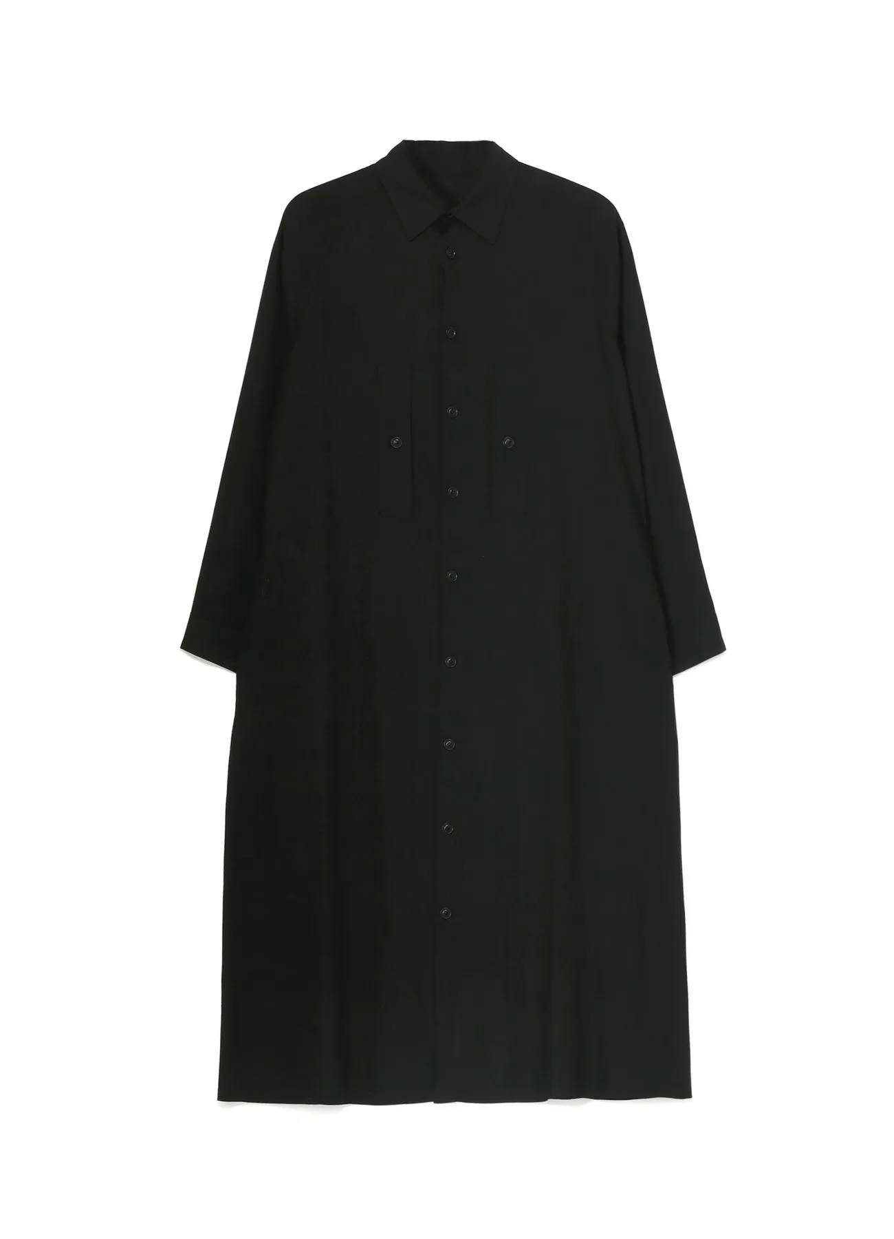RY/LI SHEETING CHEST POCKET DRESS sold by Yohji Yamamoto