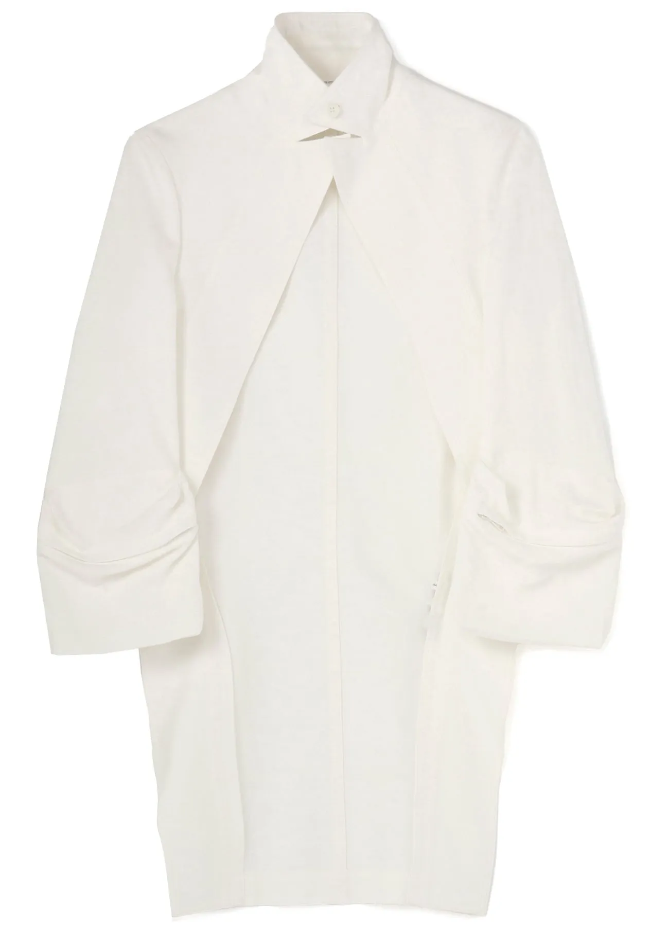 COTTON LINEN GABARDINE POCKET SLEEVE TAILCOAT JACKET sold by Yohji Yamamoto product image thumbnail 3