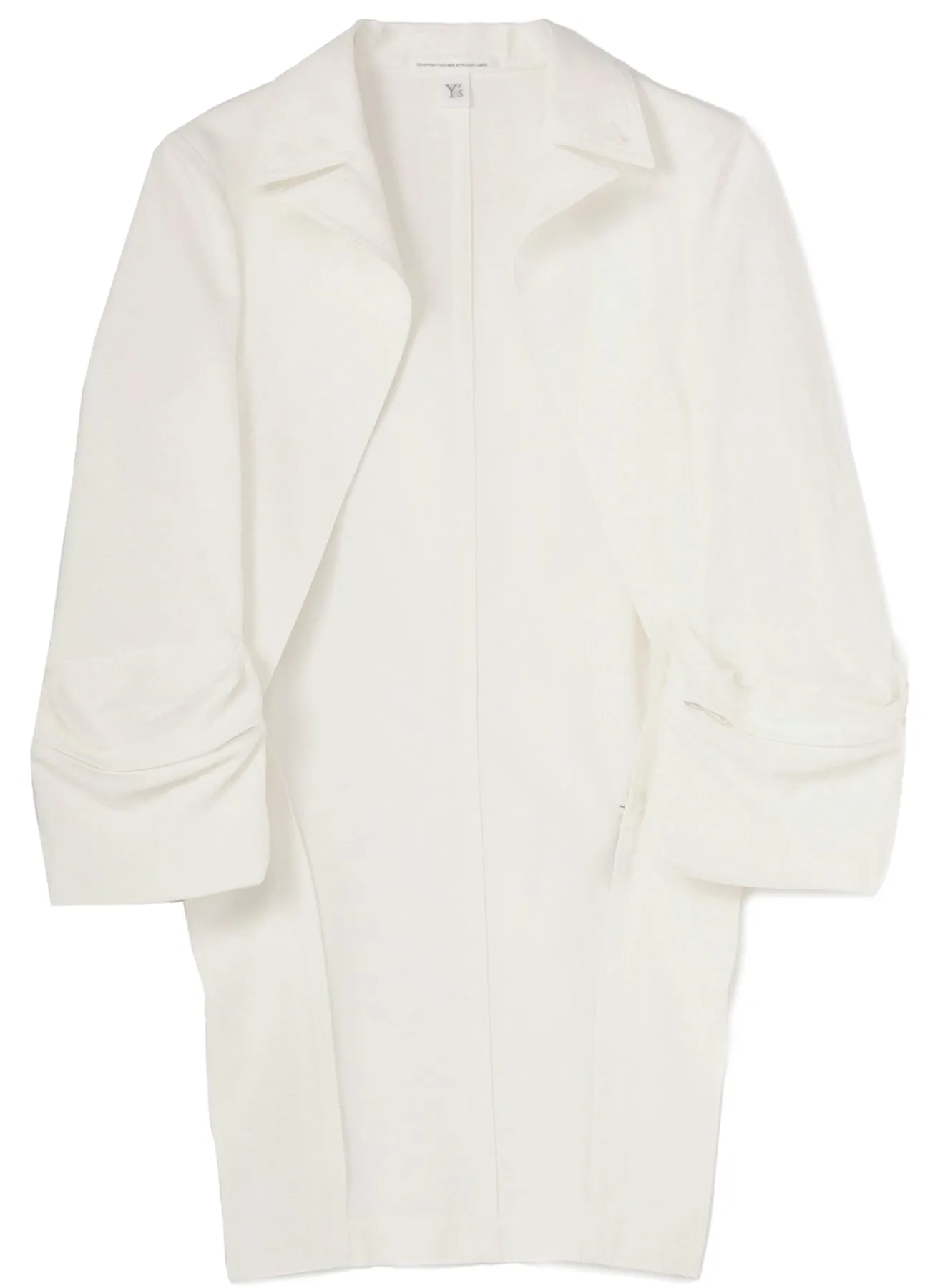 COTTON LINEN GABARDINE POCKET SLEEVE TAILCOAT JACKET sold by Yohji Yamamoto product image thumbnail 2