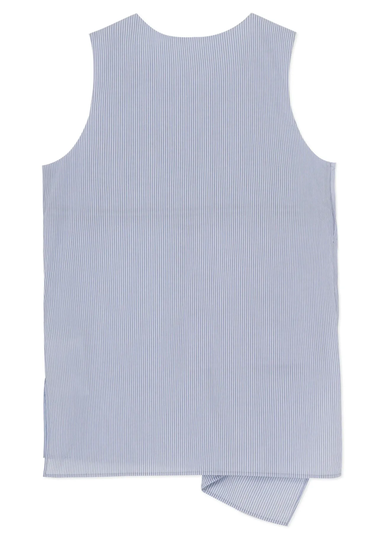 COTTON STRIPE FRONT DRAPE BLOUSE sold by Yohji Yamamoto product image thumbnail 3