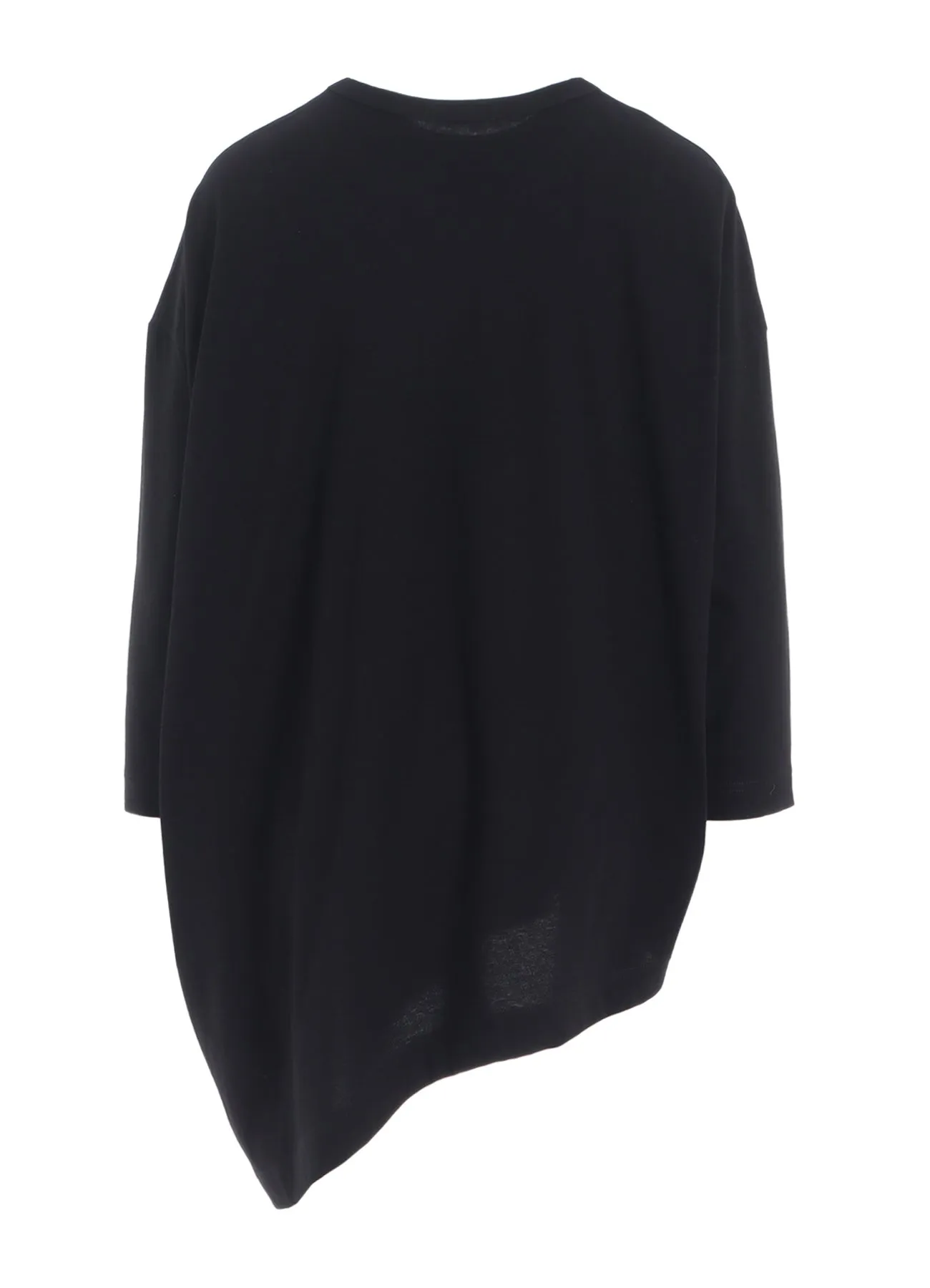 COTTON JERSEY ANIMAL PRINT ASYMMETRY DRAPE T sold by Yohji Yamamoto product image thumbnail 3