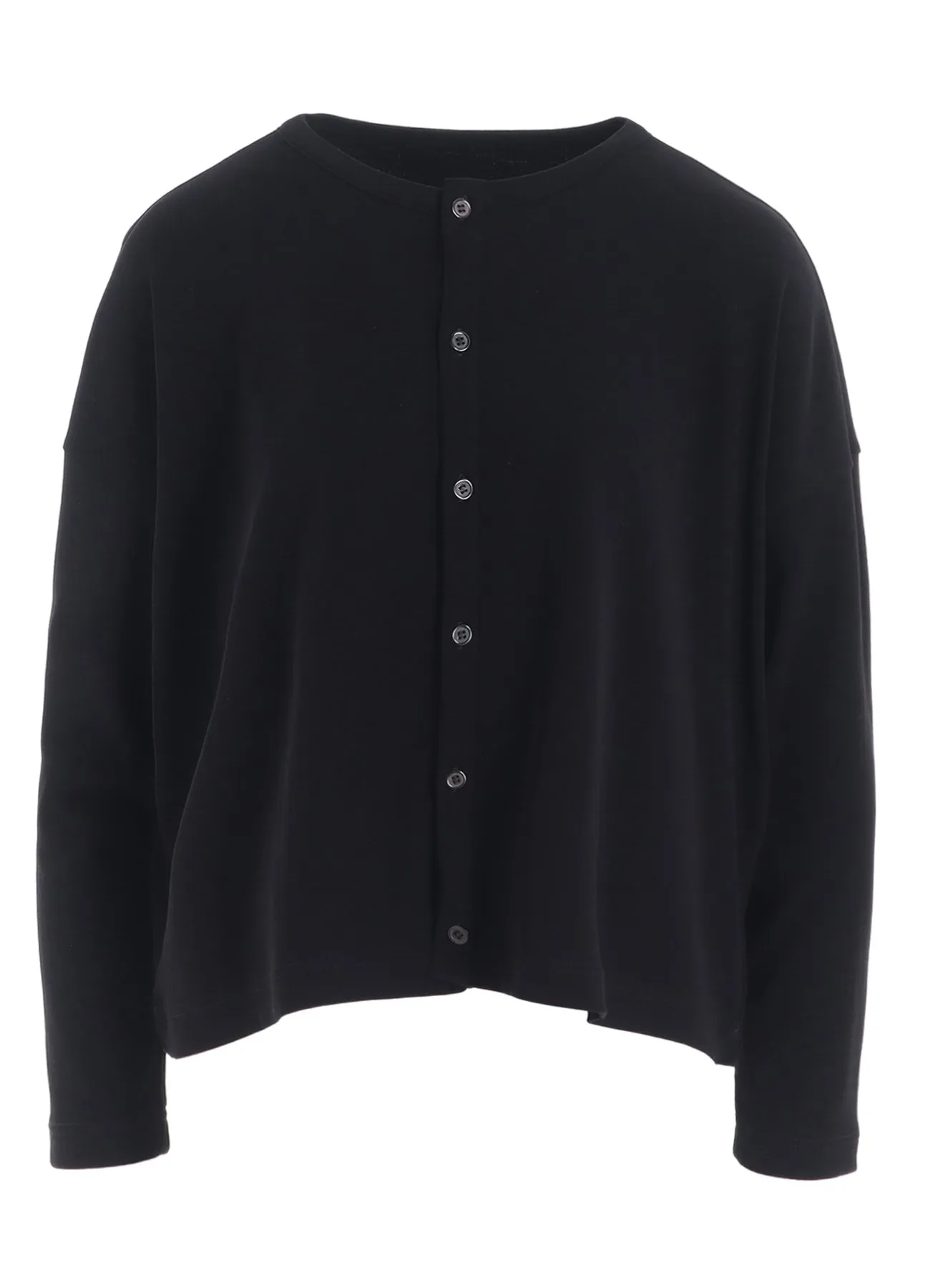 HARD-TWIST CROPPED ROUND NECK CARDIGAN sold by Yohji Yamamoto product image thumbnail 2