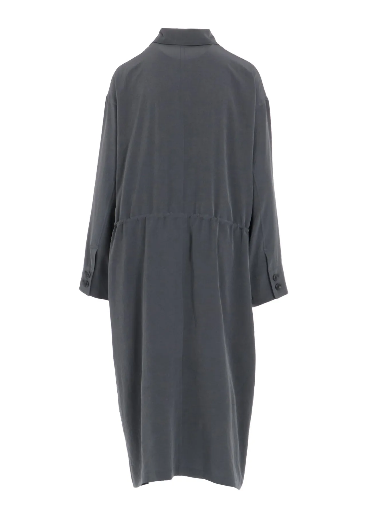 CREPE de CHINE 4-POCKET LONG DRESS sold by Yohji Yamamoto product image thumbnail 3