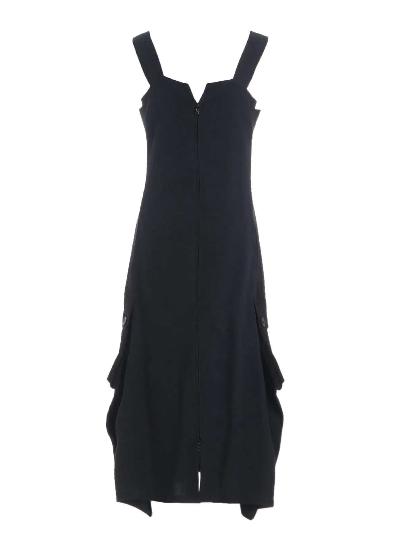 CREPE de CHINE/6oz DENIM WORK DRESS WITH POCKET sold by Yohji Yamamoto product image thumbnail 3