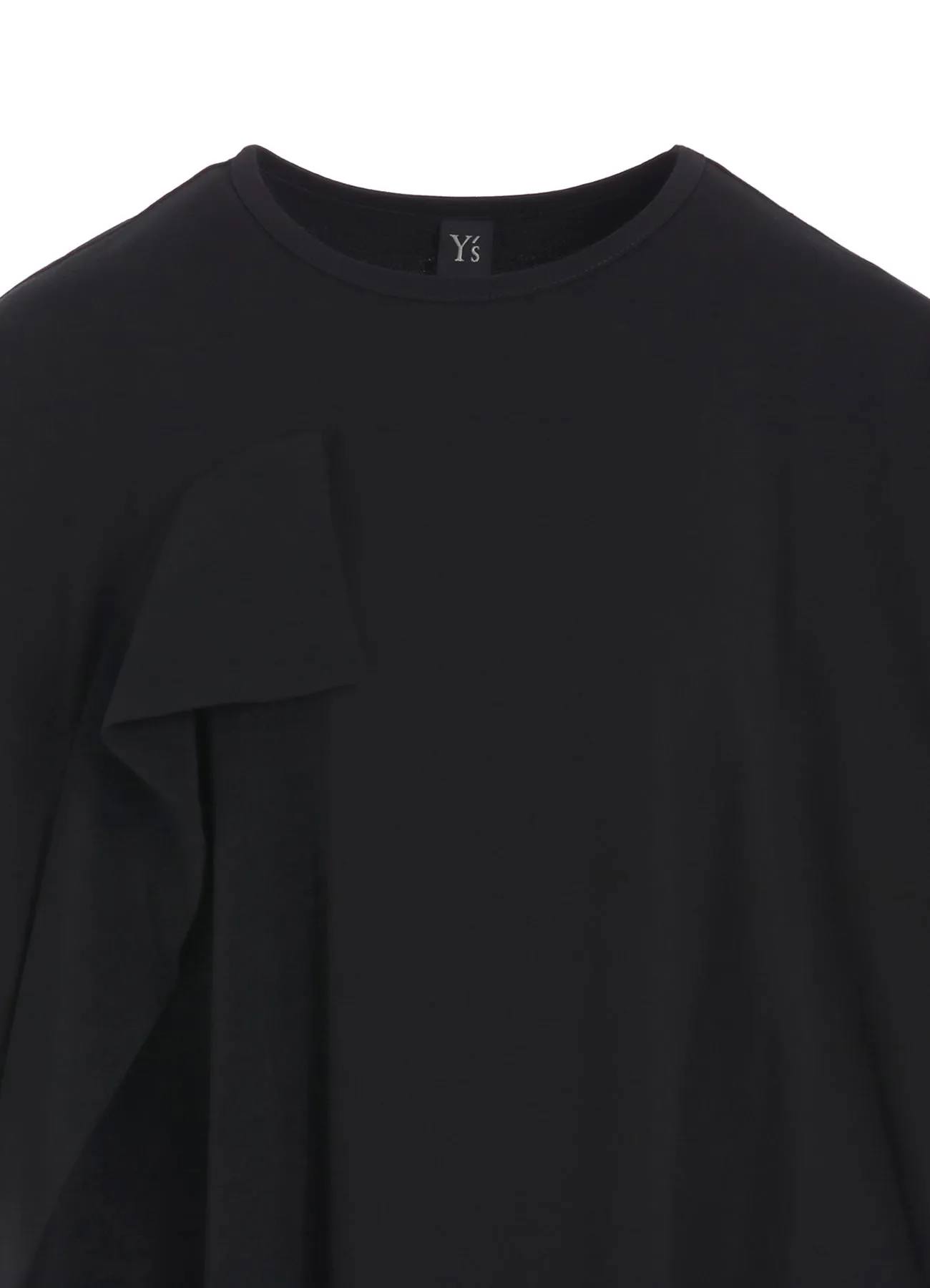 CREPE de CHINE/COTTON JERSEY COMBINATION HALF SLEEVE DRESS sold by Yohji Yamamoto product image thumbnail 5