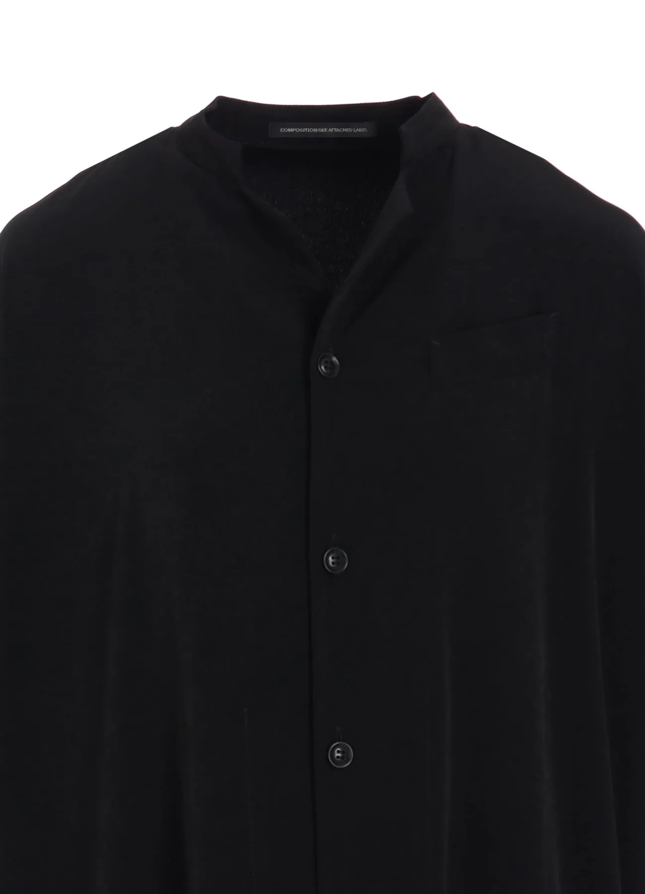 CREPE de CHINE HALF SLEEVE BOX SHIRT DRESS sold by Yohji Yamamoto product image thumbnail 5
