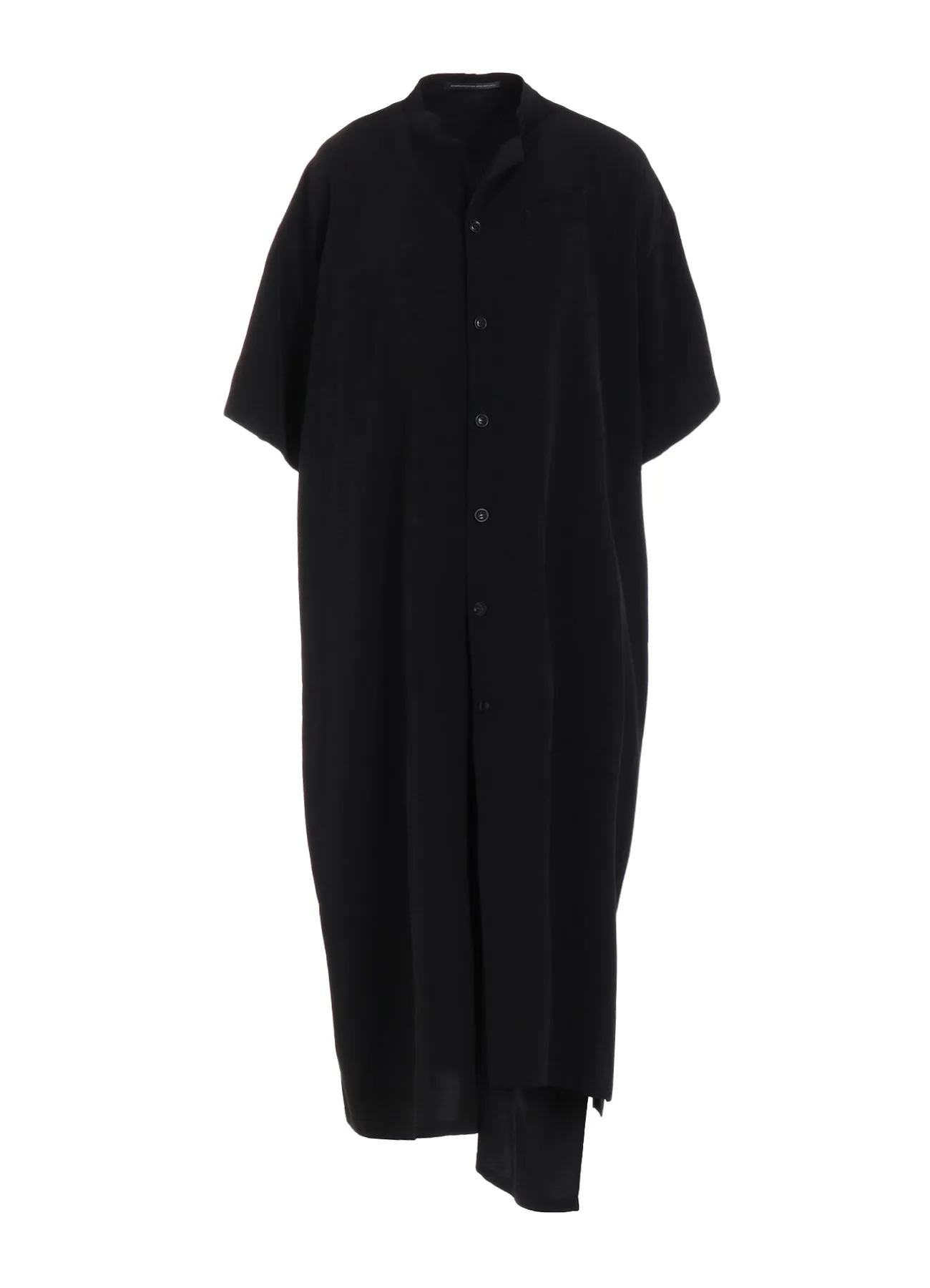 CREPE de CHINE HALF SLEEVE BOX SHIRT DRESS sold by Yohji Yamamoto product image thumbnail 2