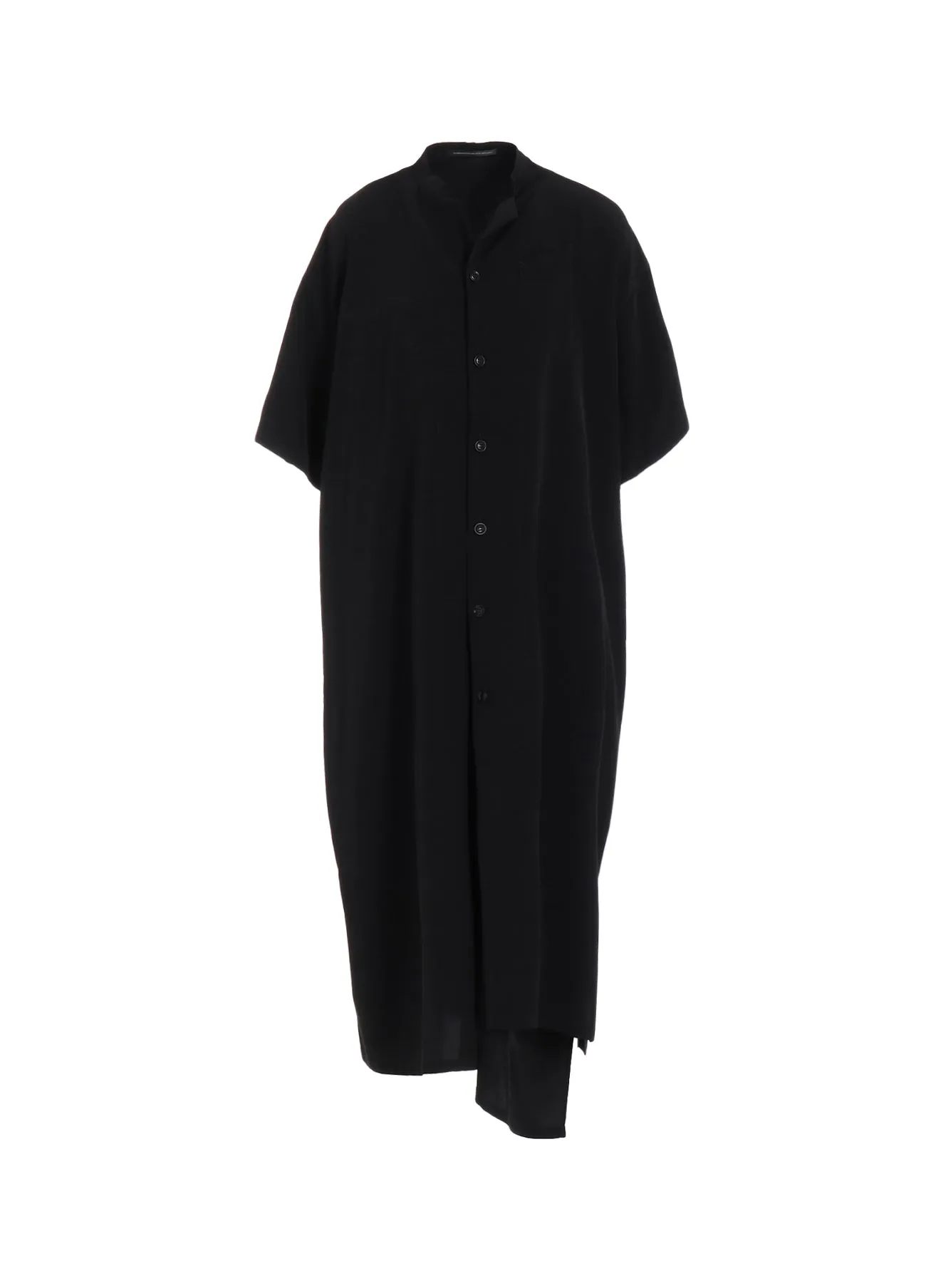 CREPE de CHINE HALF SLEEVE BOX SHIRT DRESS sold by Yohji Yamamoto