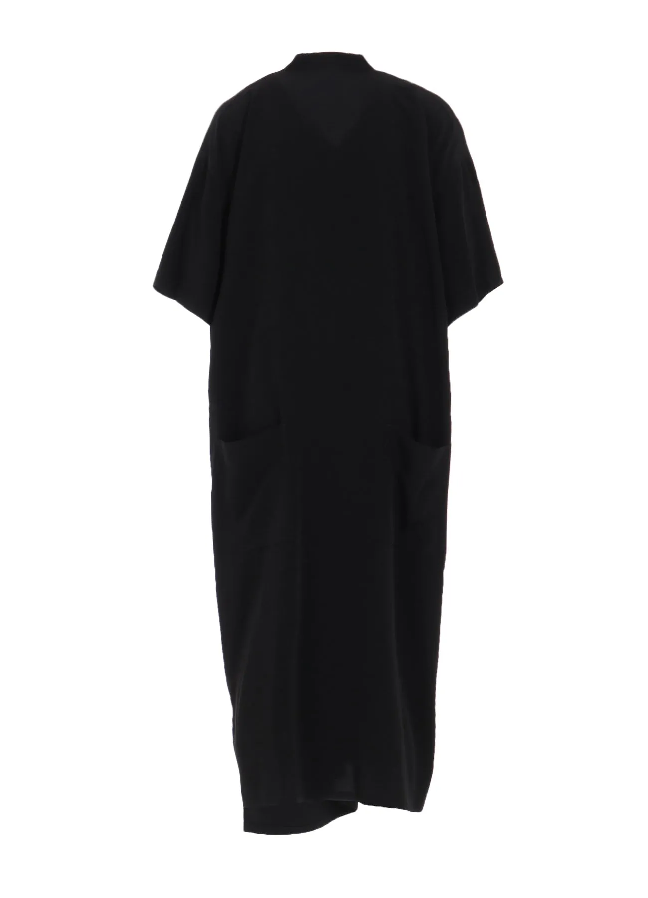 CREPE de CHINE HALF SLEEVE BOX SHIRT DRESS sold by Yohji Yamamoto product image thumbnail 4