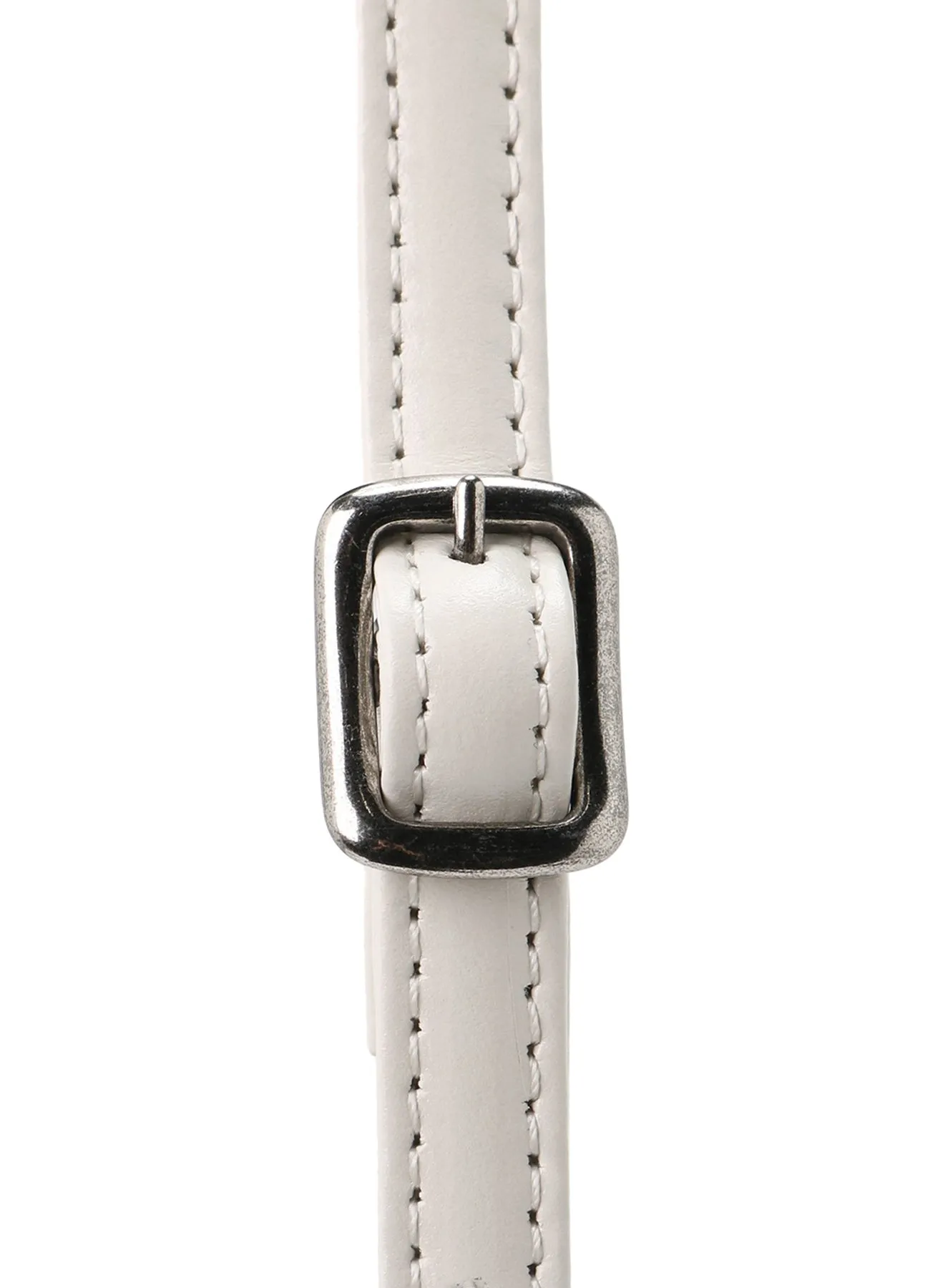 SEMI-MATTE LEATHER SHOULDER BAG W/ METAL CLASP sold by Yohji Yamamoto product image thumbnail 5