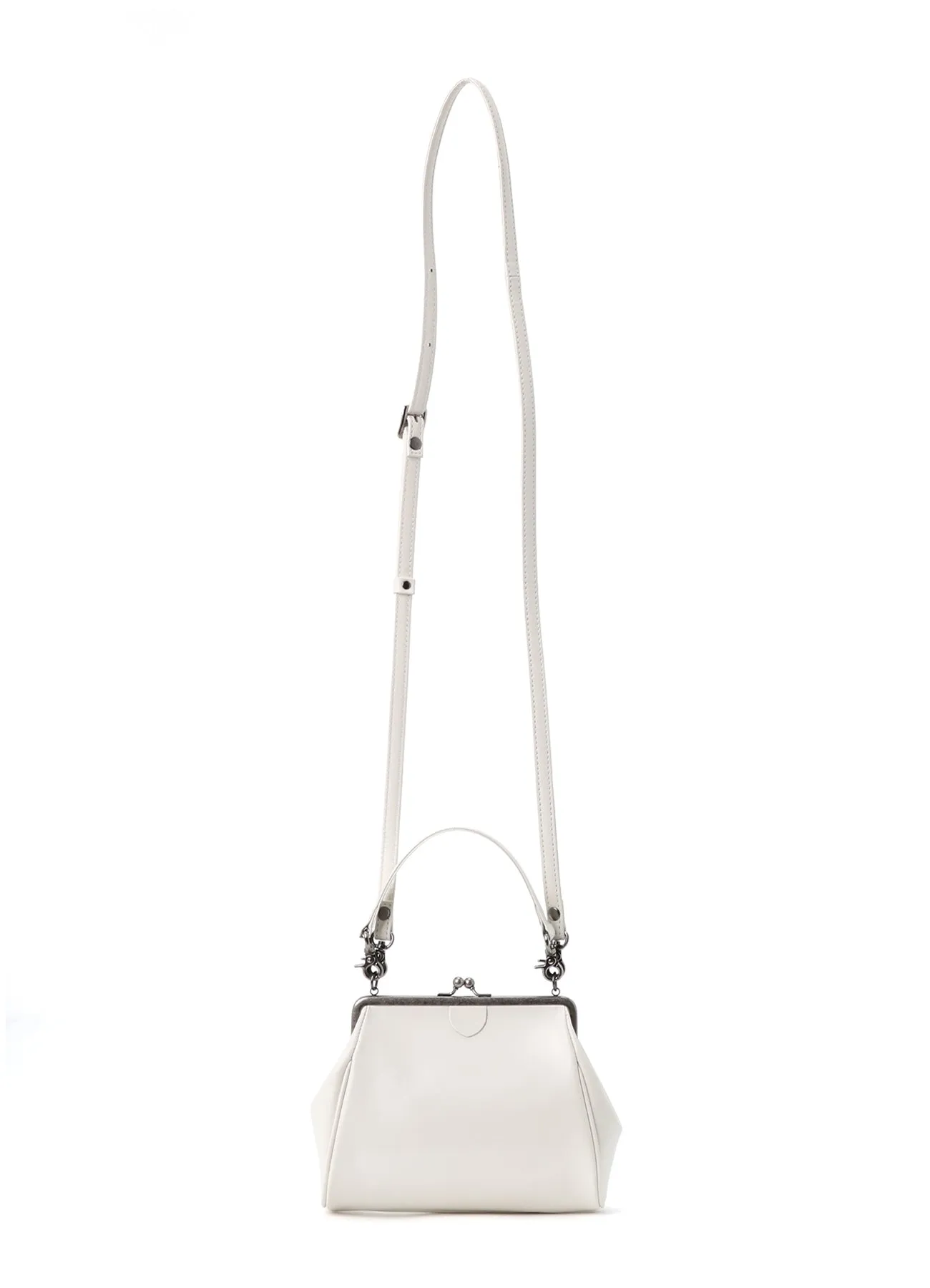 SEMI-MATTE LEATHER SHOULDER BAG W/ METAL CLASP sold by Yohji Yamamoto product image thumbnail 4