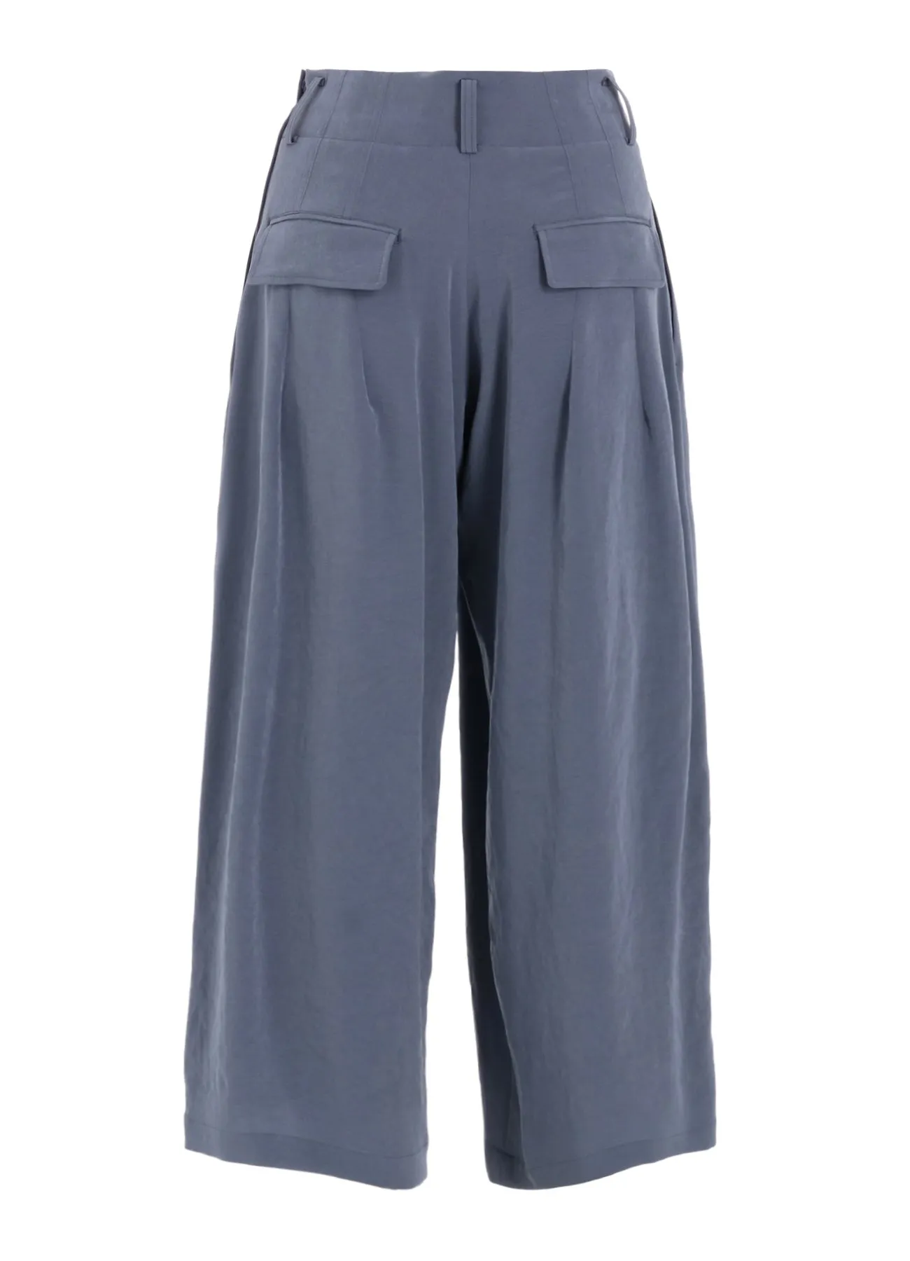 CREPE de CHINE RANDOM TUCK PANTS sold by Yohji Yamamoto product image thumbnail 3