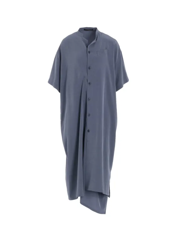 CREPE de CHINE HALF SLEEVE BOX SHIRT DRESS sold by Yohji Yamamoto