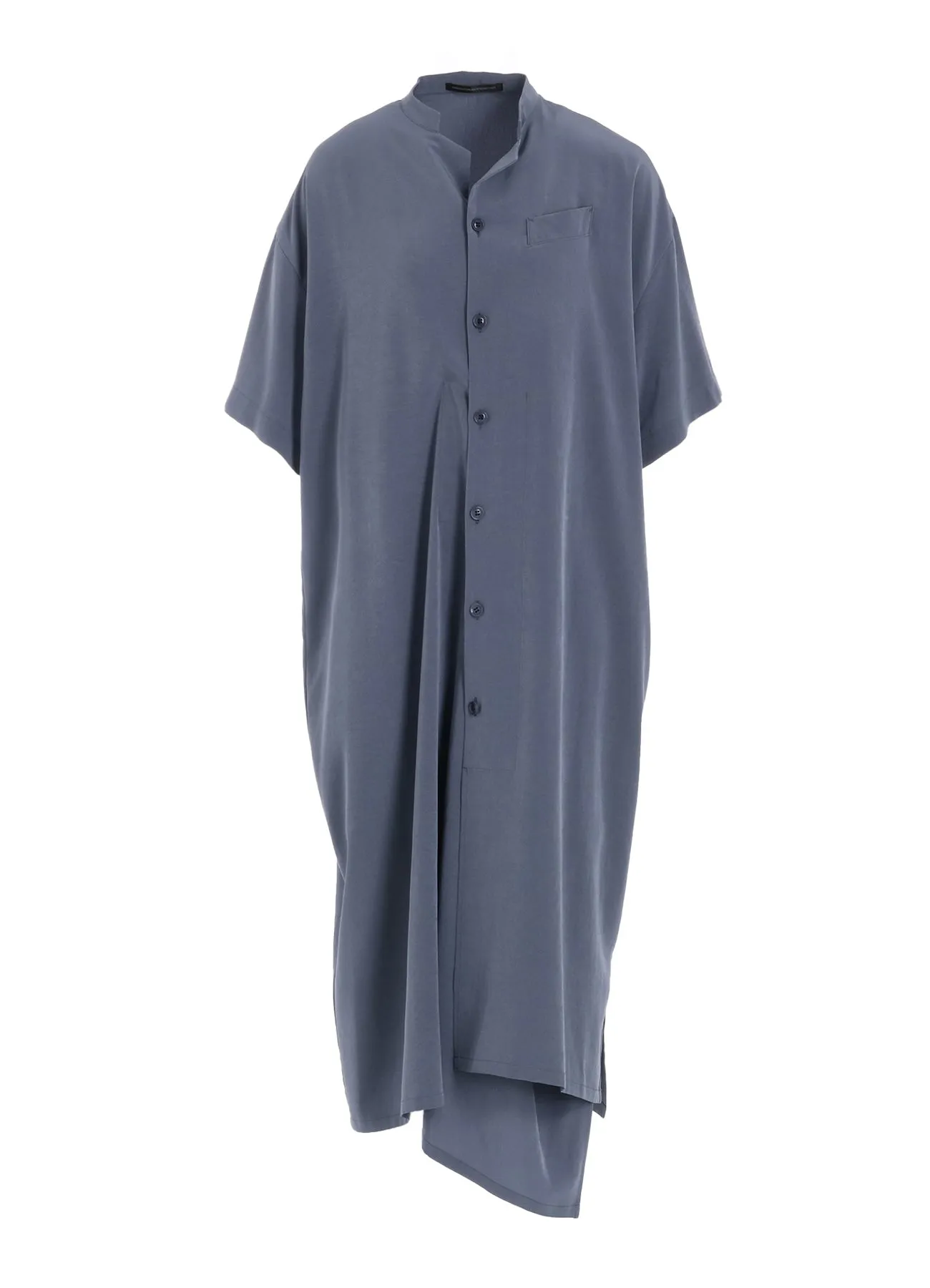 CREPE de CHINE HALF SLEEVE BOX SHIRT DRESS sold by Yohji Yamamoto product image thumbnail 2