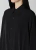 CREPE de CHINE CIRCLE GATHERED  BLOUSE sold by Yohji Yamamoto