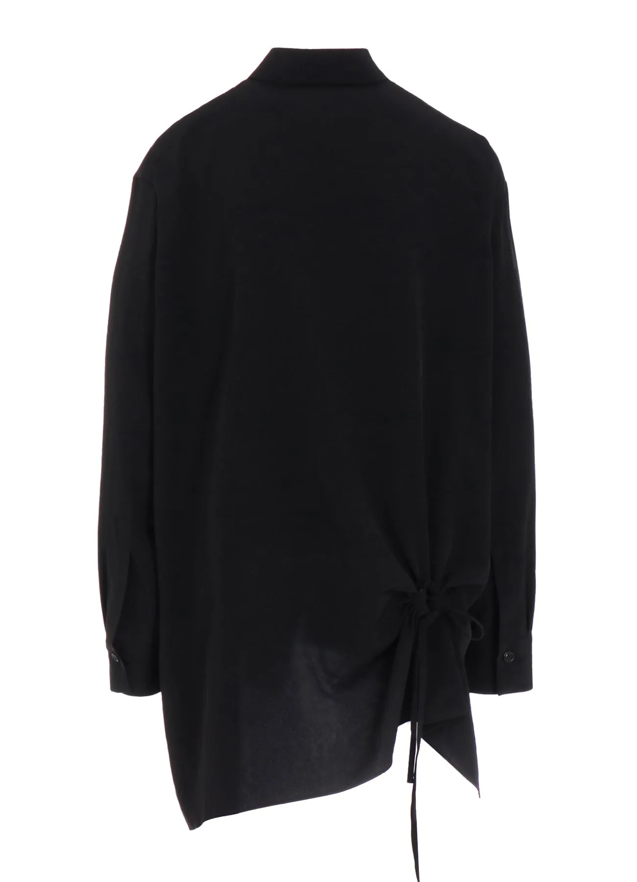 CREPE de CHINE CIRCLE GATHERED BLOUSE sold by Yohji Yamamoto product image thumbnail 3