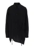 CREPE de CHINE CIRCLE GATHERED  BLOUSE sold by Yohji Yamamoto