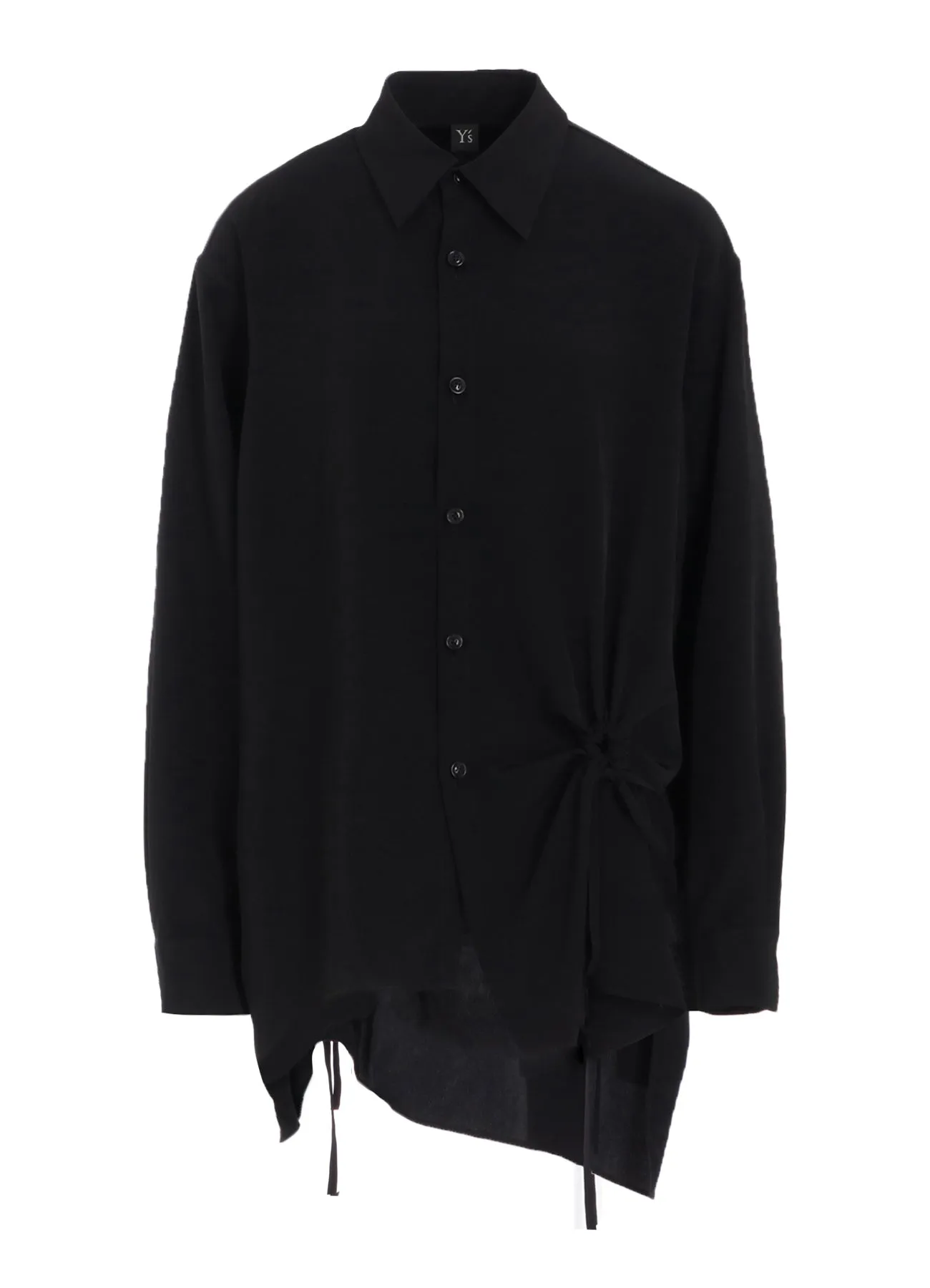 CREPE de CHINE CIRCLE GATHERED BLOUSE sold by Yohji Yamamoto product image thumbnail 2