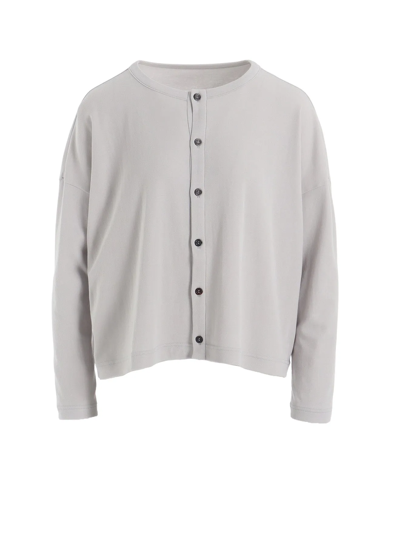 HARD-TWIST CROPPED ROUND NECK CARDIGAN sold by Yohji Yamamoto