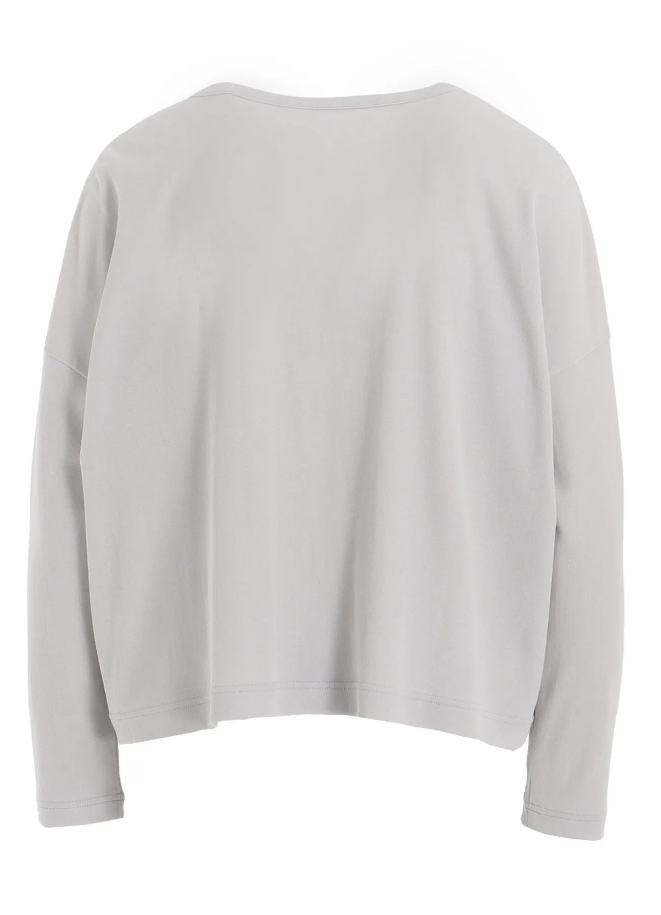 HARD-TWIST CROPPED ROUND NECK CARDIGAN sold by Yohji Yamamoto product image thumbnail 4