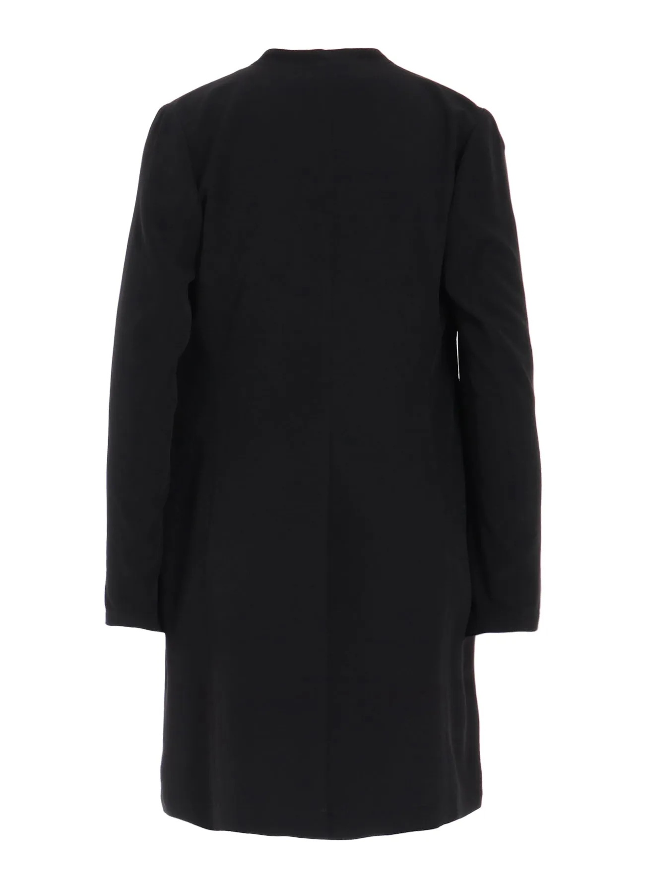 CREPE de CHINE COLLARLESS JACKET sold by Yohji Yamamoto product image thumbnail 3