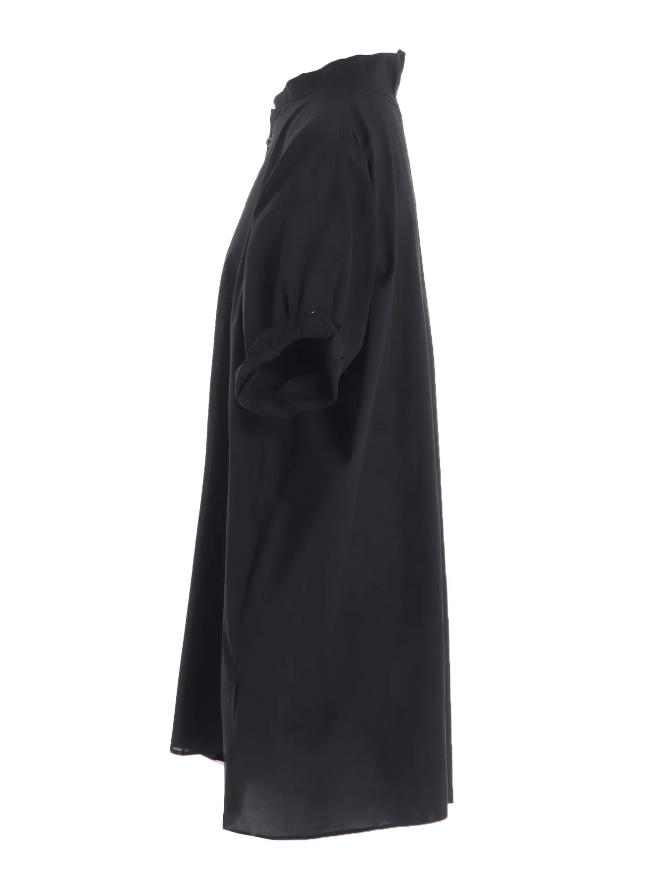 COTTON LAWN ROLLED-UP HALF SLEEVE BLOUSE sold by Yohji Yamamoto product image thumbnail 3