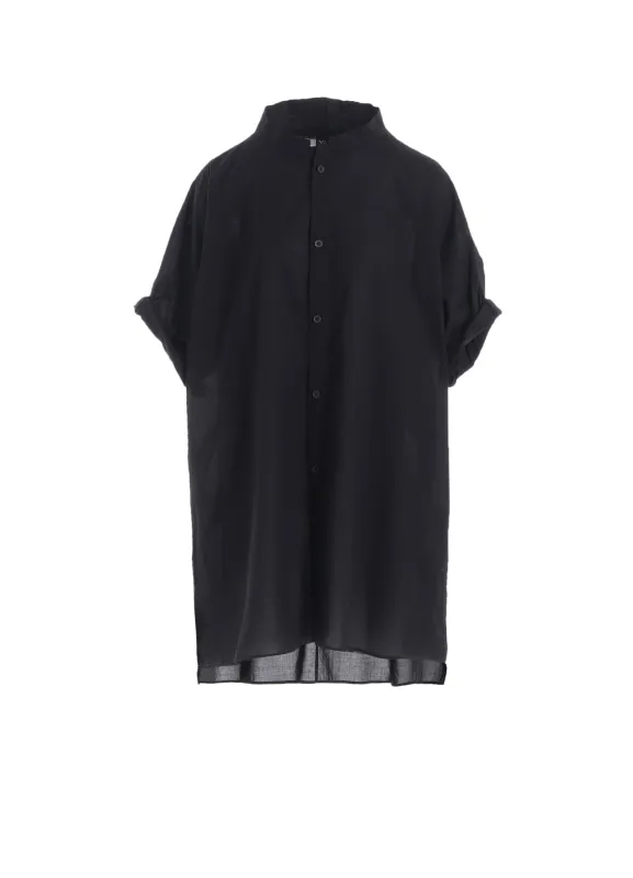 COTTON LAWN ROLLED-UP HALF SLEEVE BLOUSE sold by Yohji Yamamoto