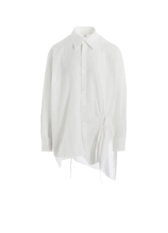 COTTON LAWN CIRCLE GATHERED  BLOUSE sold by Yohji Yamamoto
