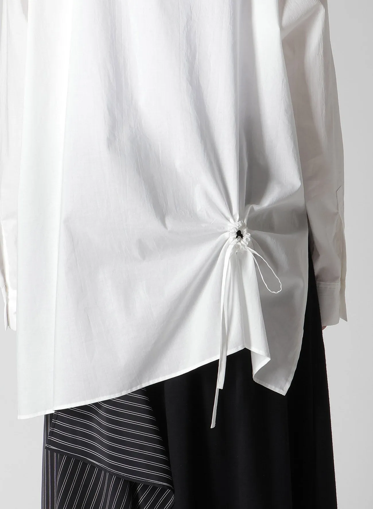 COTTON LAWN CIRCLE GATHERED BLOUSE sold by Yohji Yamamoto product image thumbnail 5