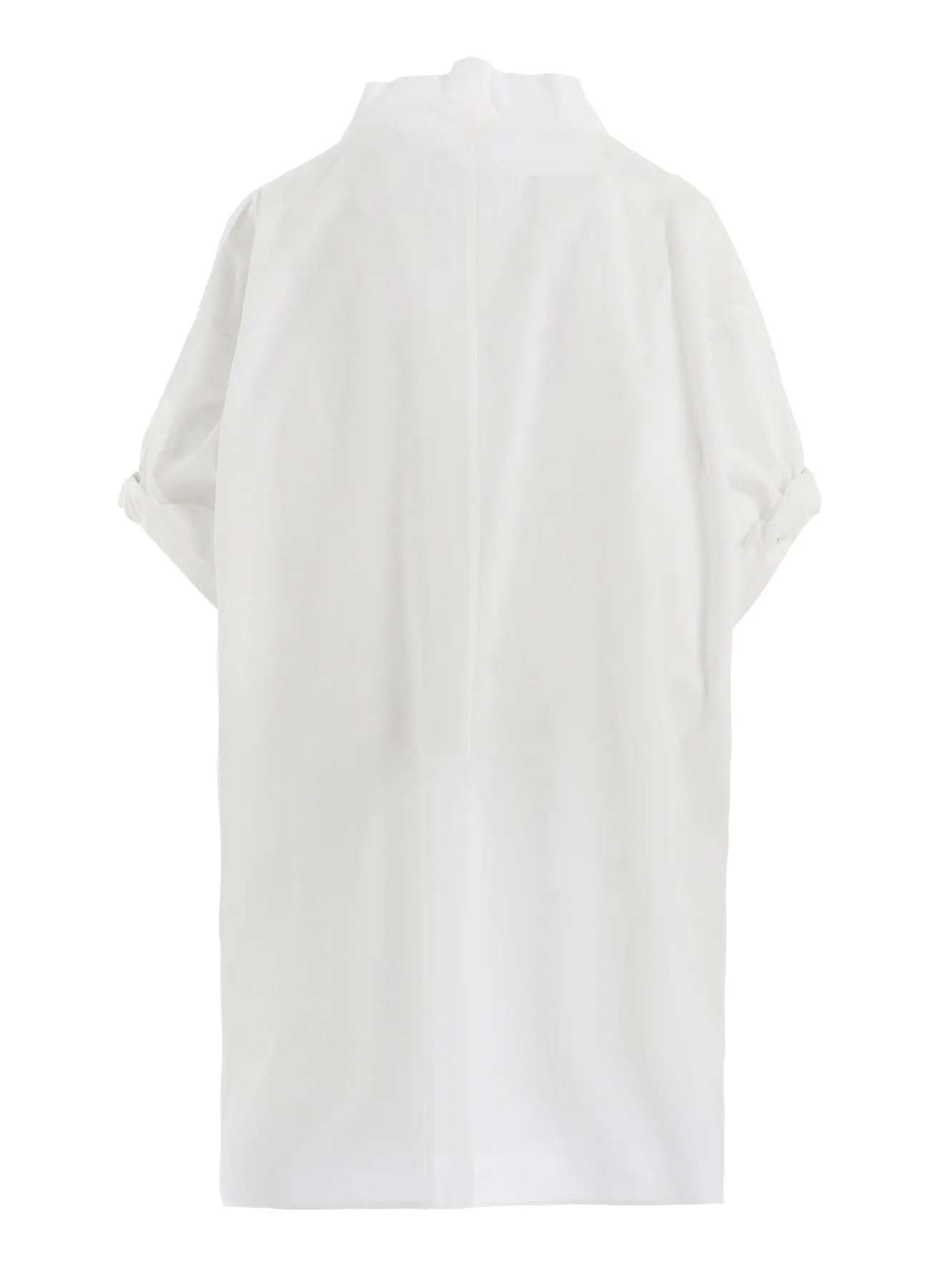 COTTON LAWN ROLLED-UP HALF SLEEVE BLOUSE sold by Yohji Yamamoto product image thumbnail 3
