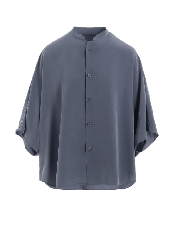 CREPE de CHINE STAND CAPE BLOUSE sold by Yohji Yamamoto