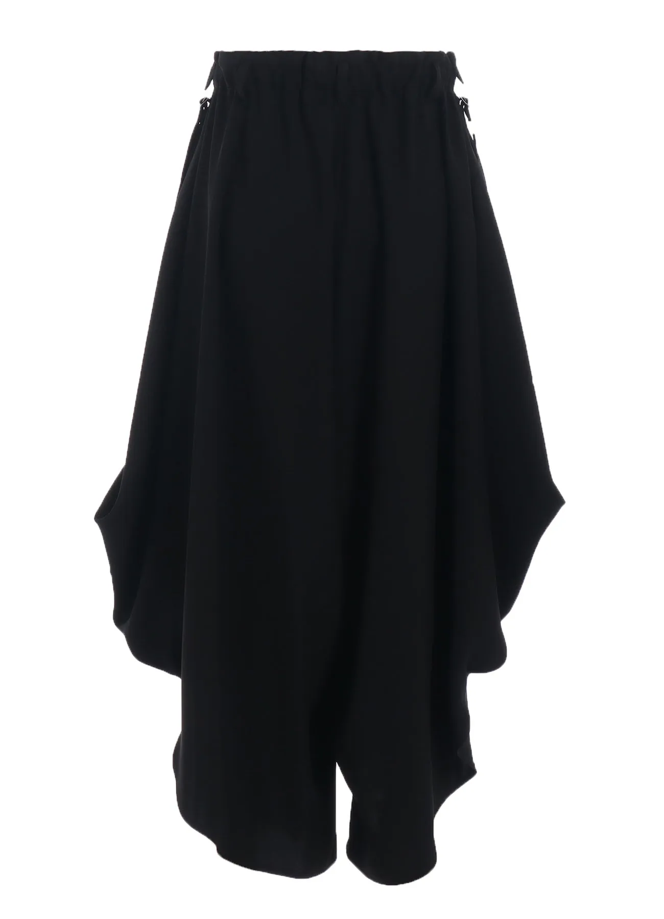 DOUBLE SATIN PANTS WITH D-RINGS sold by Yohji Yamamoto product image thumbnail 3