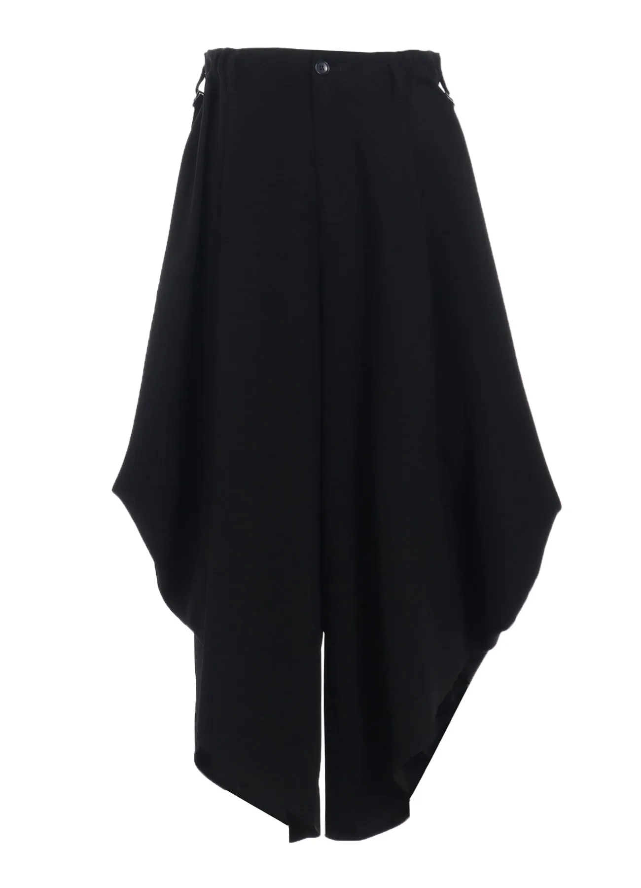 DOUBLE SATIN PANTS WITH D-RINGS sold by Yohji Yamamoto product image thumbnail 2