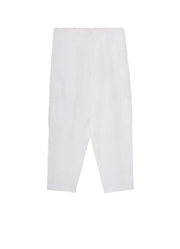 Y's for men x 120% LINO LINEN SIDE TUCK PANTS sold by Yohji Yamamoto