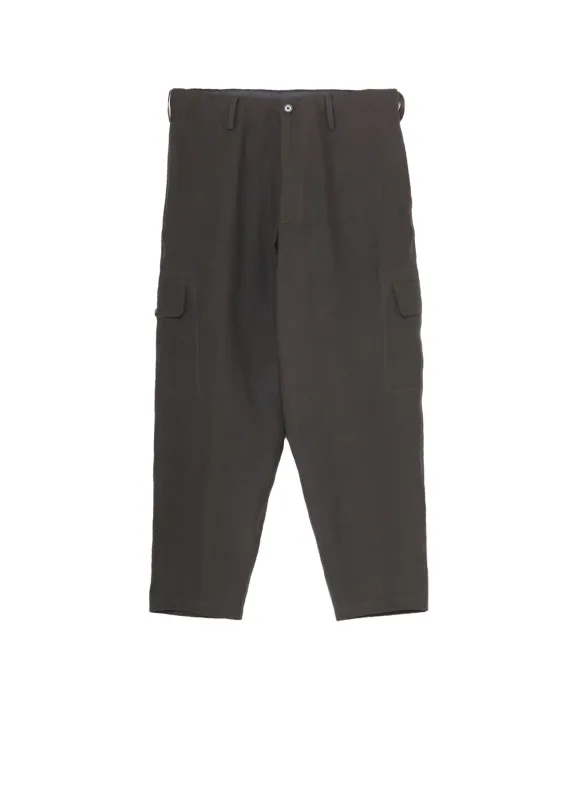 Y's for men x 120% LINO LINEN SIDE TUCK PANTS sold by Yohji Yamamoto