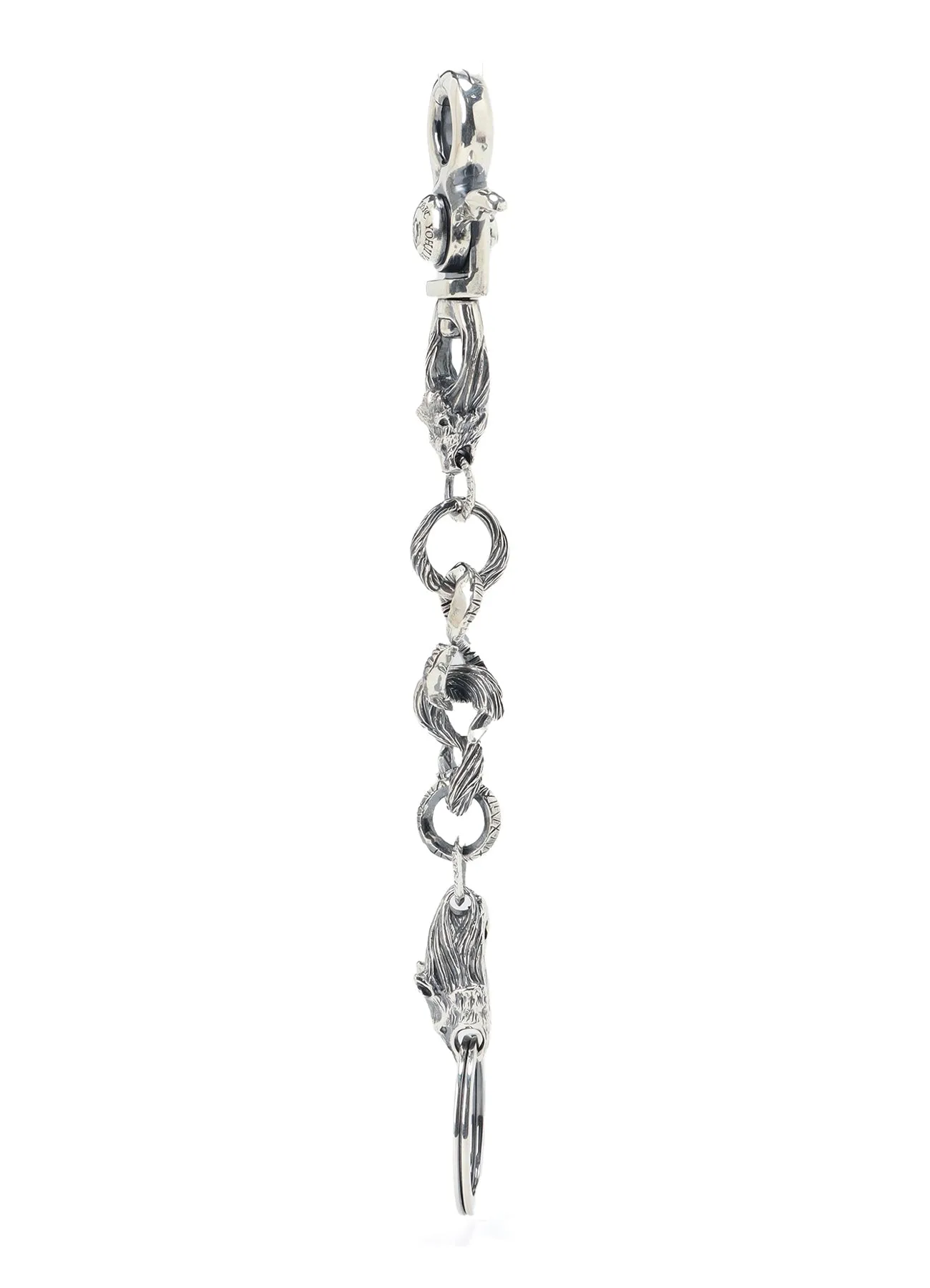 SILVER 950 WOLF KEYCHAIN sold by Yohji Yamamoto product image thumbnail 3