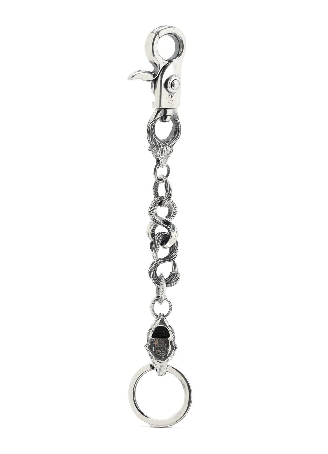 SILVER 950 WOLF KEYCHAIN sold by Yohji Yamamoto product image thumbnail 4