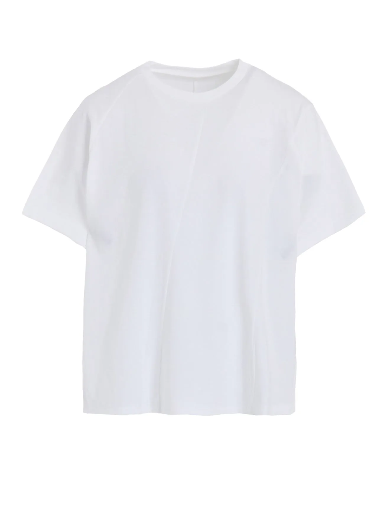 TWISTED COTTON JERSEY SWITCHING HALF SLEEVE SHIRT sold by Yohji Yamamoto